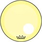 Remo Powerstroke P3 Colortone Yellow Resonant Bass Drum Head 5" Offset Hole 20 in. thumbnail