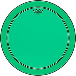 Remo Powerstroke P3 Colortone Green Bass Drum Head 18 in.