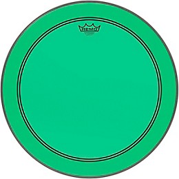 Remo Powerstroke P3 Colortone Green Bass Drum Head 20 in.