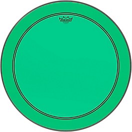 Remo Powerstroke P3 Colortone Green Bass Drum Head 20 in. Remo Powerstroke P3 Colortone Green Bass Drum Head 24 in.