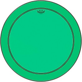 Remo Powerstroke P3 Colortone Green Bass Drum Head 18 in. Remo Powerstroke P3 Colortone Green Bass Drum Head 26 in.