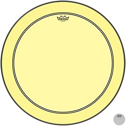 Remo Powerstroke P3 Colortone Yellow Bass Drum Head 26 in.