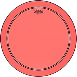 Remo Powerstroke P3 Colortone Red Bass Drum Head 20 in. Remo Powerstroke P3 Colortone Red Bass Drum Head 18 in.