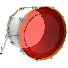 Remo Powerstroke P3 Colortone Red Bass Drum Head 18 in.