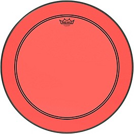 Remo Powerstroke P3 Colortone Red Bass Drum Head 20 in. Remo Powerstroke P3 Colortone Red Bass Drum Head 22 in.