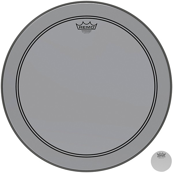 Remo Powerstroke P3 Colortone Smoke Bass Drum Head 18 in.