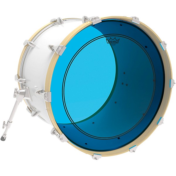 Remo Powerstroke P3 Colortone Blue Bass Drum Head 18 in.