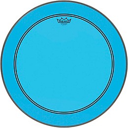 Remo Powerstroke P3 Colortone Blue Bass Drum Head 22 in.