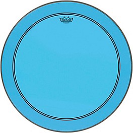 Remo Powerstroke P3 Colortone Blue Bass Drum Head 24 in.