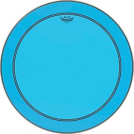 Remo Powerstroke P3 Colortone Blue Bass Drum Head 24 in. Remo Powerstroke P3 Colortone Blue Bass Drum Head 26 in.