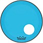 Remo Powerstroke P3 Colortone Blue Resonant Bass Drum Head with 5 in. Offset Hole 20 in. thumbnail