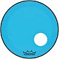 Remo Powerstroke P3 Colortone Blue Resonant Bass Drum Head with 5 in. Offset Hole 22 in. thumbnail