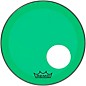 Remo Powerstroke P3 Colortone Green Resonant Bass Drum Head 5" Offset Hole 18 in. thumbnail