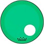 Remo Powerstroke P3 Colortone Green Resonant Bass Drum Head 5" Offset Hole 20 in. thumbnail