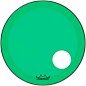 Remo Powerstroke P3 Colortone Green Resonant Bass Drum Head 5" Offset Hole 22 in. thumbnail