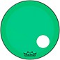 Remo Powerstroke P3 Colortone Green Resonant Bass Drum Head 5" Offset Hole 24 in. thumbnail