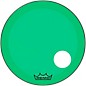 Remo Powerstroke P3 Colortone Green Resonant Bass Drum Head 5" Offset Hole 26 in. thumbnail