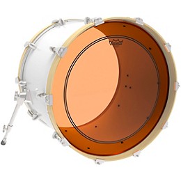 Remo Powerstroke P3 Colortone Orange Bass Drum Head 20 in.