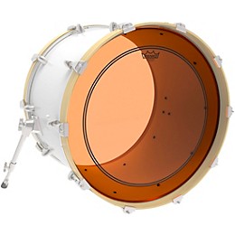 Remo Powerstroke P3 Colortone Orange Bass Drum Head 22 in.
