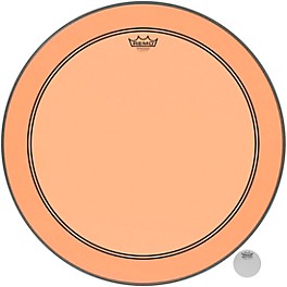 Remo Powerstroke P3 Colortone Orange Bass Drum Head 22 in. Remo Powerstroke P3 Colortone Orange Bass Drum Head 24 in.