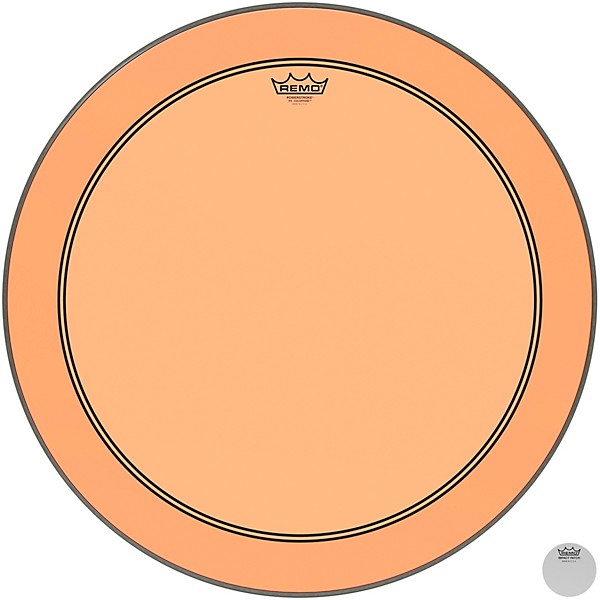 Remo Powerstroke P3 Colortone Orange Bass Drum Head 26 in.