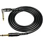 Kirlin 22AWG Instrument Cable, Carbon Black, 1/4" Straight to Right Angle 10 ft. thumbnail