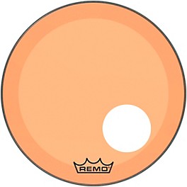 Remo Powerstroke P3 Colortone Oran... Remo Powerstroke P3 Colortone Orange Resonant Bass Drum Head With 5" Offset Hole 20 in.