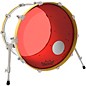 Remo Powerstroke P3 Colortone Red Resonant Bass Drum Head with 5" Offset Hole 18 in.