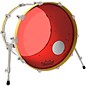 Remo Powerstroke P3 Colortone Red Resonant Bass Drum Head with 5" Offset Hole 20 in.