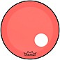 Remo Powerstroke P3 Colortone Red Resonant Bass Drum Head with 5" Offset Hole 22 in. thumbnail