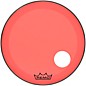 Remo Powerstroke P3 Colortone Red Resonant Bass Drum Head with 5" Offset Hole 26 in. thumbnail