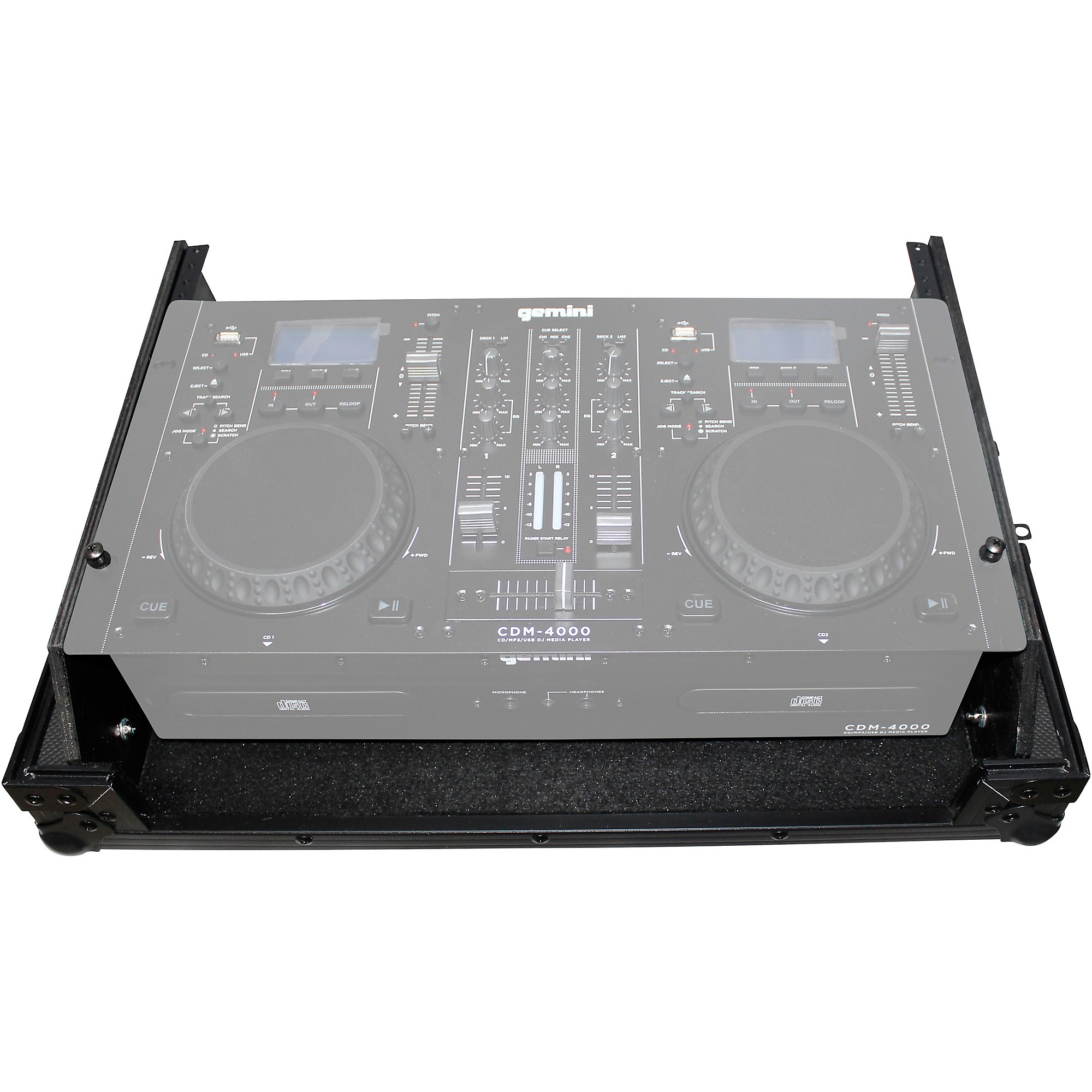 gemini CDM-4000 CDJ ProX X-19MIX7UBL Black 7U 19