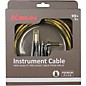 Kirlin IWB Black/Gold Woven Instrument Cable 1/4" Straight to Right Angle 10 ft. thumbnail