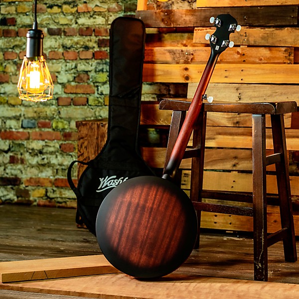 Washburn B8K-A Americana 5-String Resonator Banjo Pack