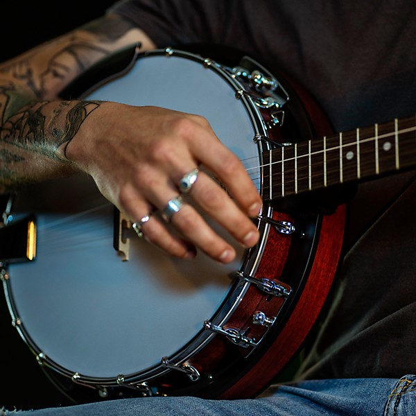 Washburn B8K-A Americana 5-String Resonator Banjo Pack