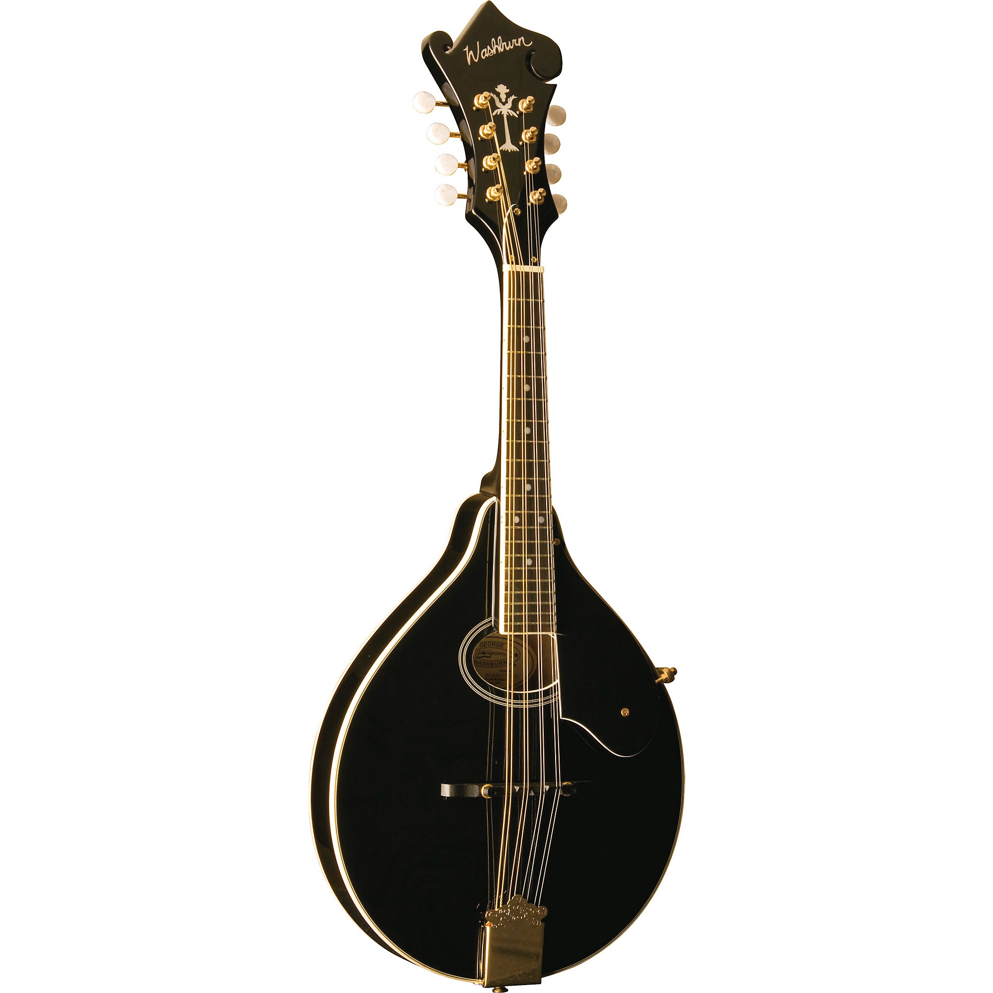 Washburn M1S Americana A-Style Mandolin Black Guitar Center