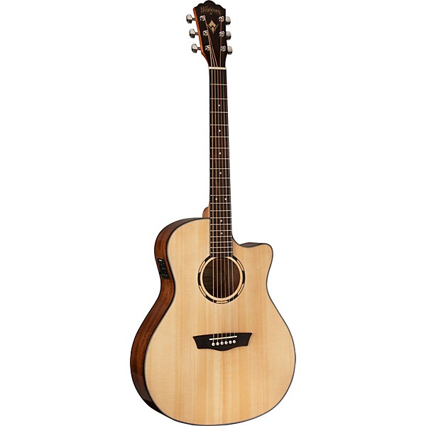 Washburn WLO10SCE Woodline 10 Series Acoustic-Electric Guitar