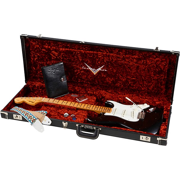 Fender Custom Shop Jimi Hendrix Voodoo Child Journeyman Relic Stratocaster Electric Guitar Black