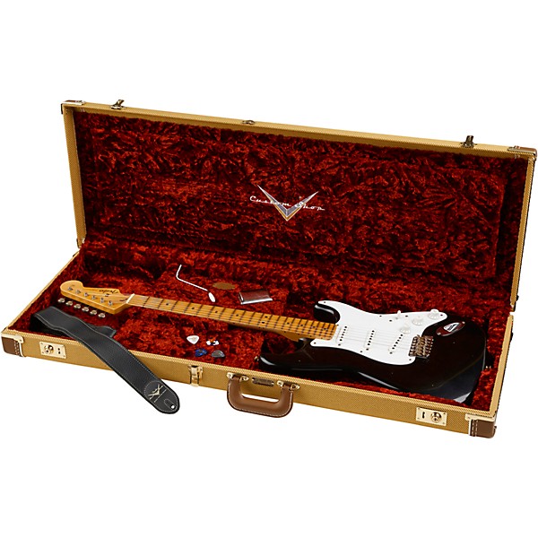 Fender Custom Shop Limited Edition 30th Anniversary Eric Clapton Journeyman Relic Stratocaster Electric Guitar Black