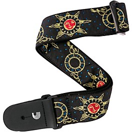 D'Addario 50 mm Nylon Guitar Strap, Sun and Moon Sun and Moon 2 in.