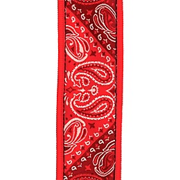 D'Addario 50 mm Nylon Guitar Strap, 2 Tone Red/Brown Brown/Red Underlay 2 in.