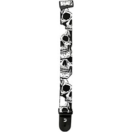 D'Addario Planet Waves 50 mm Polyester Guitar Strap, Skulls Skull 2 in.