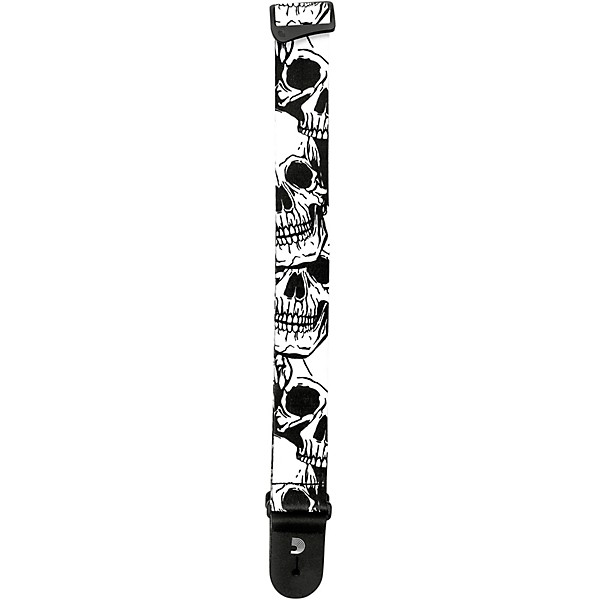 D'Addario Planet Waves 50 mm Polyester Guitar Strap, Skulls Skull 2 in.