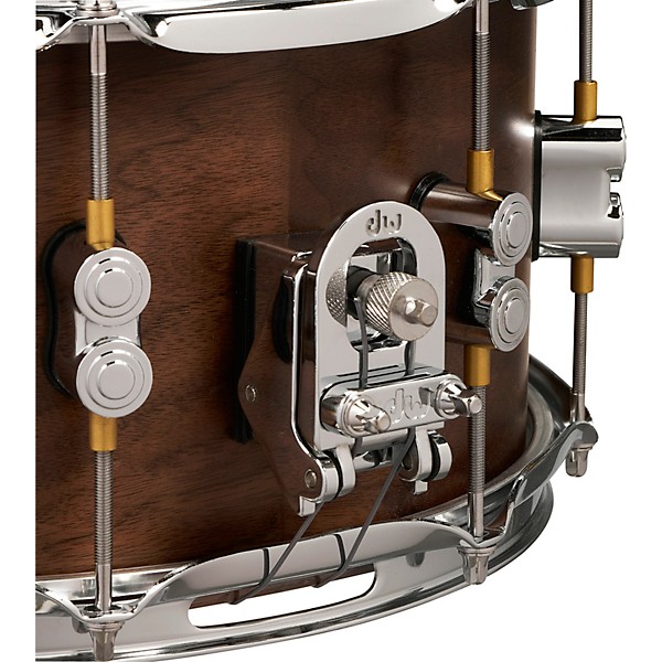 Open Box PDP by DW Concept Series Limited Edition 20-Ply Hybrid Walnut Maple Snare Drum Level 1 14 x 8 in. Satin Walnut