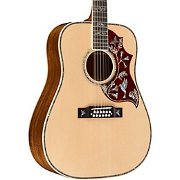 Gibson Hummingbird Custom 12-String Acoustic-Electric Guitar Antique Natural