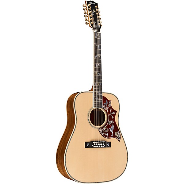 Gibson Hummingbird Custom 12-String Acoustic-Electric Guitar Antique Natural