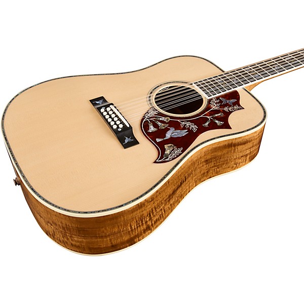 Gibson Hummingbird Custom 12-String Acoustic-Electric Guitar Antique Natural