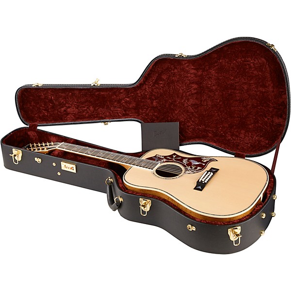 Gibson Hummingbird Custom 12-String Acoustic-Electric Guitar Antique Natural