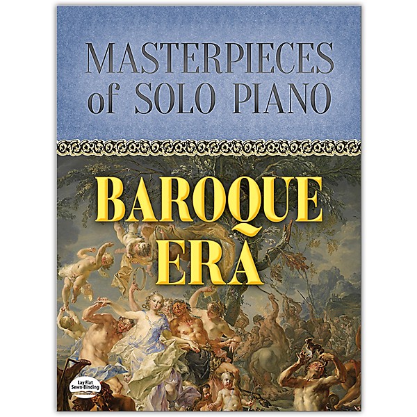 DOVER Masterpieces of Solo Piano: Baroque Era Book Intermediate