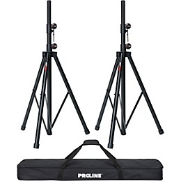 Open Box Proline Speaker Stand 2-Pack with Carrying Bag Level 1